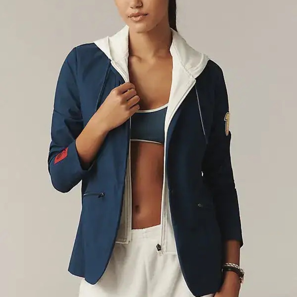 NWT Tretorn x Anthropologie Hoddie Blazer, size Small